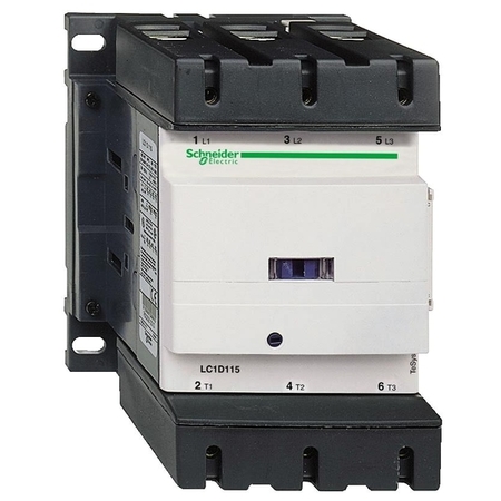 Контактор Schneider Electric TeSys LC1D 3P 115А 400/24В DC 55кВт, LC1D115BD