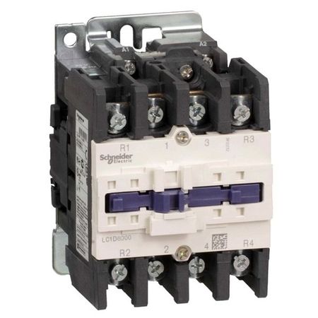Контактор Schneider Electric TeSys LC1D 4P 125А 440/400В AC 59кВт, LC1D80004V7