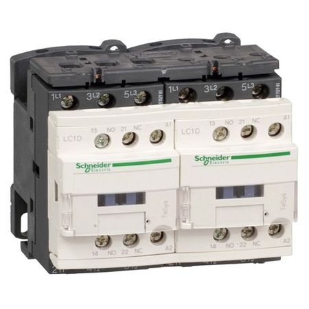 Реверсивный контактор Schneider Electric TeSys LC2D 3P 12А 400/230В AC 5.5кВт, LC2D12P7V