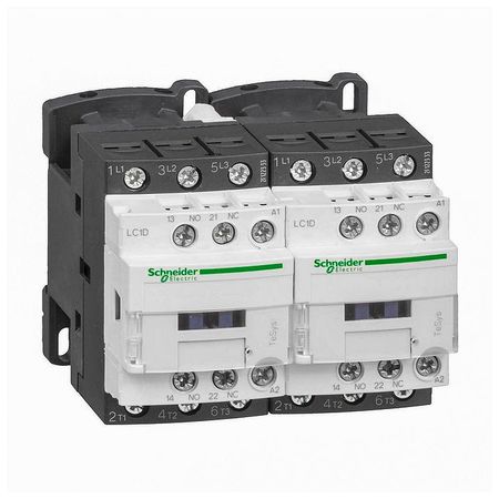 Реверсивный контактор Schneider Electric TeSys LC2D 3P 38А 400/690В AC/DC, LC2D38E7V