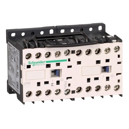 Реверсивный контактор Schneider Electric TeSys LP5K 3P 6А 400/24В DC 2.2кВт, LP5K0601BW3
