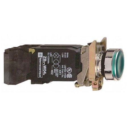 Кнопка Schneider Electric Harmony 22 мм, 240В, IP66, Зеленый, XB4BW3345