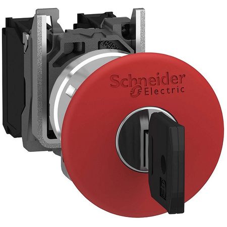Кнопка Schneider Electric Harmony 22 мм, IP66, Красный, XB4BS9445