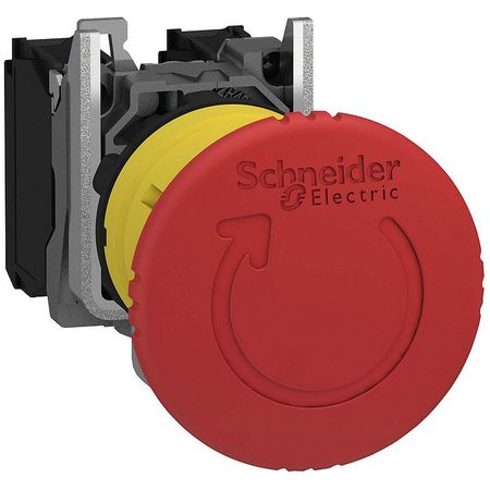 Кнопка Schneider Electric Harmony 22 мм, IP66, Красный, XB5AS8445