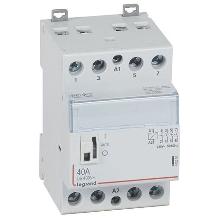 Модульный контактор Legrand CX³ 4P 40А 400/230В AC, 412553