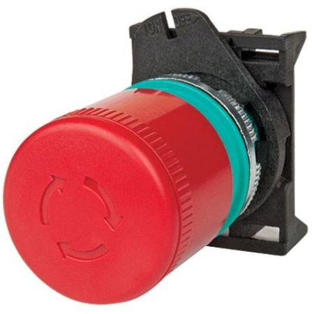 Кнопка DKC Quadro 22.5 мм, IP65, Красный, ABHT1C4N