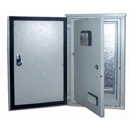 Распределительный шкаф DEKraft ЩРУН, 9 мод., IP31, навесной, сталь, серая дверь, 30411DEK