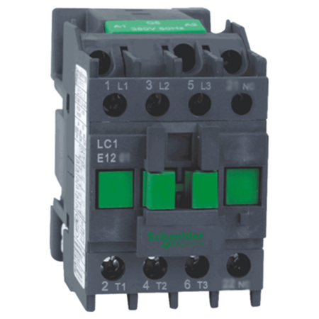 Контактор Schneider Electric EasyPact TVS 3P 12А 400/24В AC, LC1E1201B5