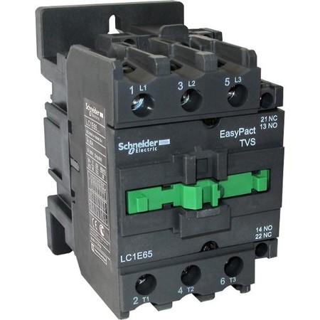 Контактор Schneider Electric EasyPact TVS 3P 65А 400/24В AC, LC1E65B5