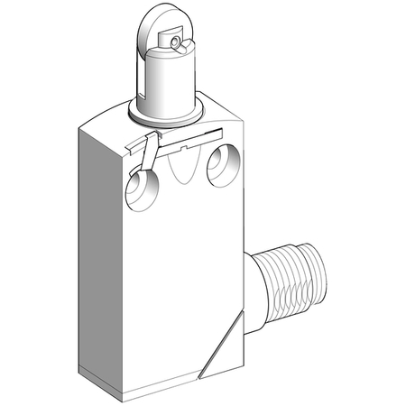 КОНЦЕВОЙ ВЫКЛЮЧАТЕЛЬ РОЛИК-ПЛУНЖЕР XCMD2102M12