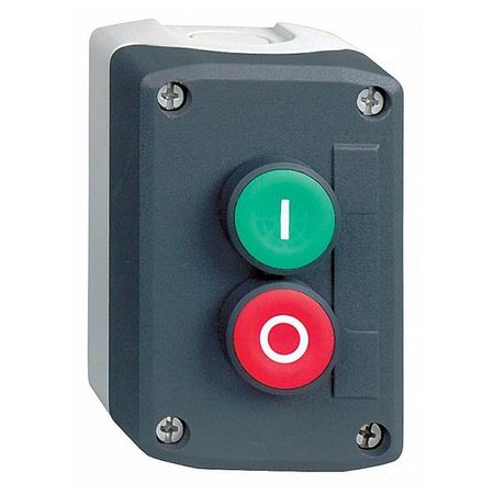 Кнопочный пост Schneider Electric Harmony XALD, 2 кнопки, XALD213