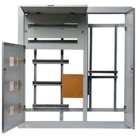 Этажный щит DEKraft ЩЭ-6 мод., IP31, встраиваемый, сталь, серая дверь, 30714DEK