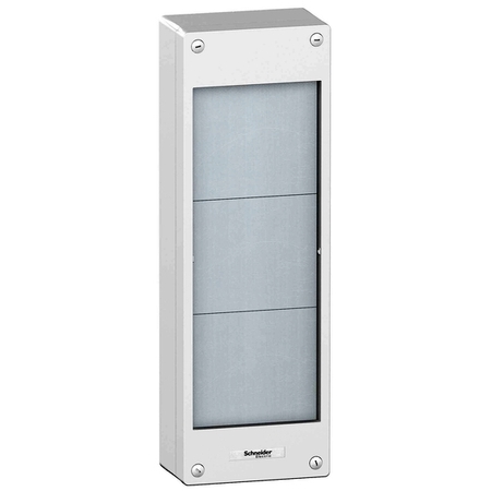 Распределительный шкаф Schneider Electric PRAGMA, 18 мод., IP30, навесной, пластик, дверь, PRA06318