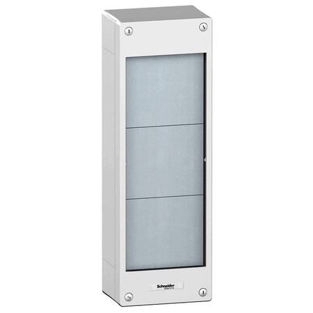 Распределительный шкаф Schneider Electric PRAGMA, 24 мод., IP30, навесной, пластик, дверь, PRA06324