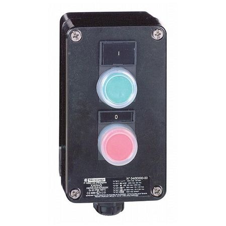 Изолированый пост управления Schneider Electric Harmony XAW, 2 кнопки, XAWG210EX