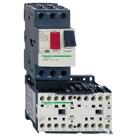 Реверсивный пускатель Schneider Electric TeSys GV2ME 10А, 4кВт 400/, GV2ME14K2M7