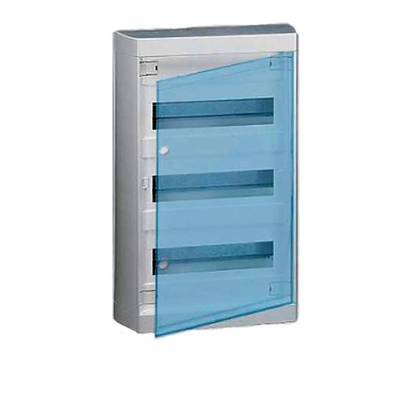 Распределительный шкаф Legrand Nedbox, 36 мод., IP40, навесной, пластик, прозрачная дверь, с клеммами, 601248