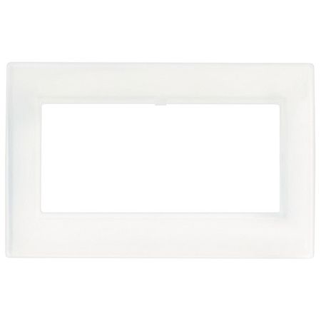 Рамка 4 модуля BTicino LIVING LIGHT, белый, 123045BA