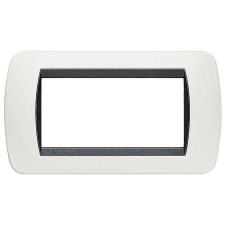Рамка 4 модуля BTicino LIVING LIGHT, белый, L4804PB