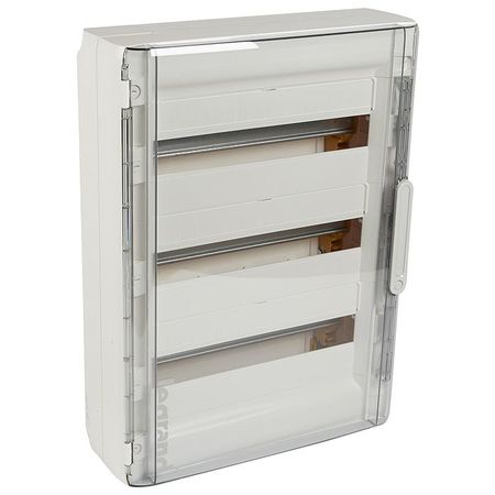 Распределительный шкаф Legrand XL³, 54 мод., IP40, навесной, пластик, прозрачная дверь, с клеммами, 401658