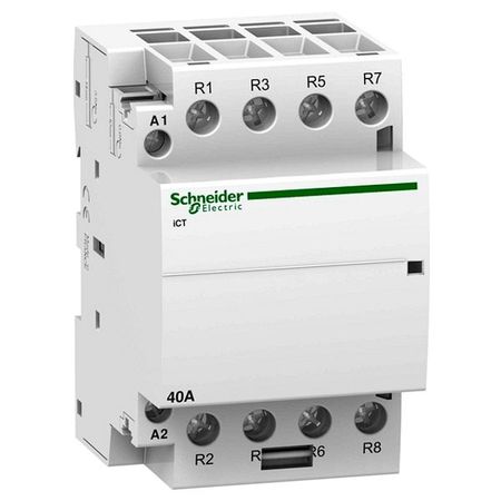 Модульный контактор Schneider Electric iCT 4P 40А 400/240В AC, A9C20847