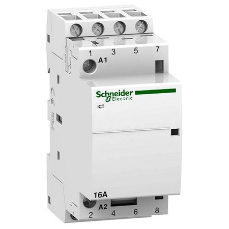 Модульный контактор Schneider Electric iCT 4P 16А 400/24В AC, A9C22114