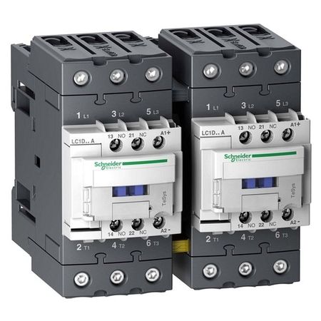 Реверсивный контактор Schneider Electric TeSys LC2D EVERLINK 3P 65А 440/24В DC 30кВт, LC2D65ABD