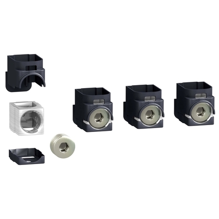 4 АЛЮМ.ЗАЩЕЛК.КЛЕММЫ 185ММ2 <250A, LV429260