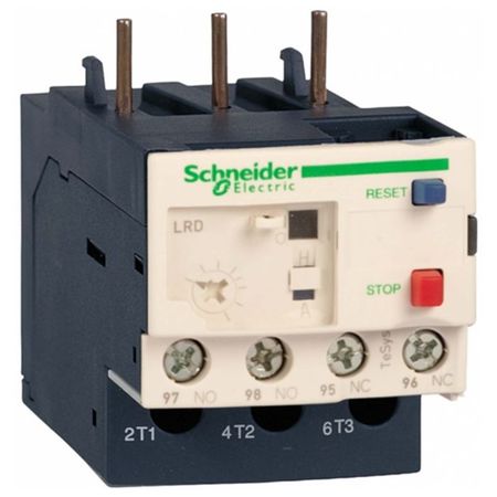 Реле перегрузки тепловое Schneider Electric TeSys 1,6-2,5А, класс 10A, LR3D07