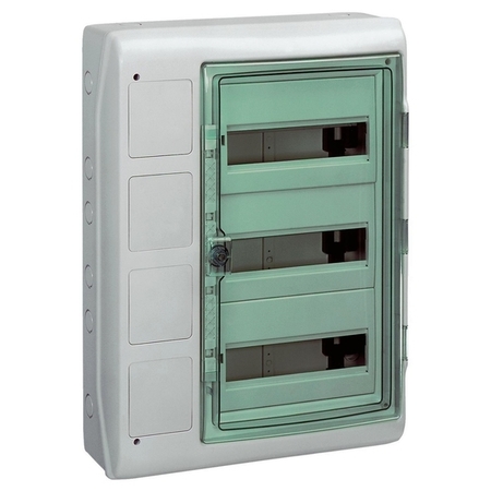 Распределительный шкаф Schneider Electric KAEDRA, 36 мод., IP65, навесной, пластик, дверь, 13440