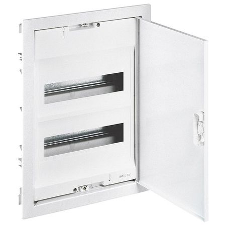 Распределительный шкаф Legrand Nedbox 24 мод., IP40, встраиваемый, сталь, бежевая дверь, с клеммами, 001432