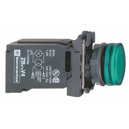 Лампа сигнальная Schneider Electric Harmony, 22мм, 110В, AC, Зеленый, XB5AV33