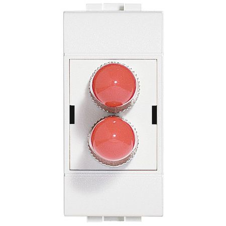 Розетка 1xST-duplex BTicino LIVING LIGHT, белый, N4268ST