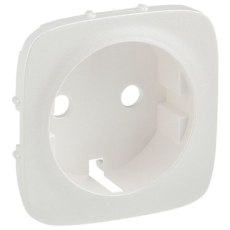 Накладка на розетку Legrand VALENA ALLURE, с заземлением, алюминий, 755259