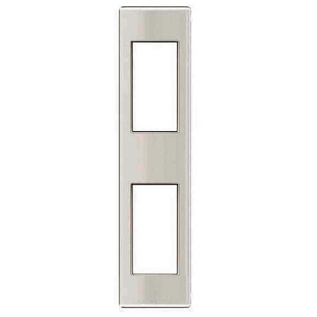 Рамка 1+1 модуль BTicino LIVING LIGHT, вертикальная, белый, LND4812BI