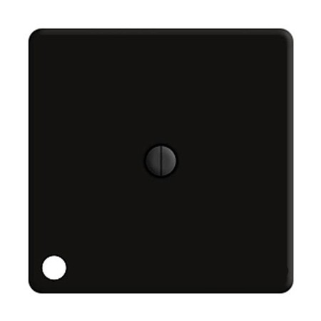 Выключатель поворотный двухполюсный FEDE Коллекции FEDE, черный, FD03160-M
