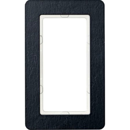 Рамка с большим вырезом Berker Q.7, вертикальная, сланец натуральный, 13096030