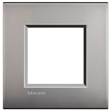 Рамка 1 пост BTicino LIVING LIGHT, матовый никель, LNE4802NK