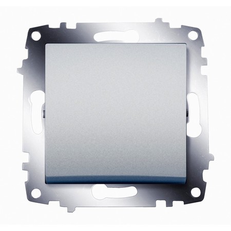 Выключатель 1-клавишный ABB COSMO, алюминий, 619-011000-200