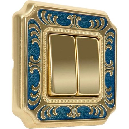 Рамка 1 пост FEDE SMALTO ITALIANO, blue sapphire, FD01351AZEN