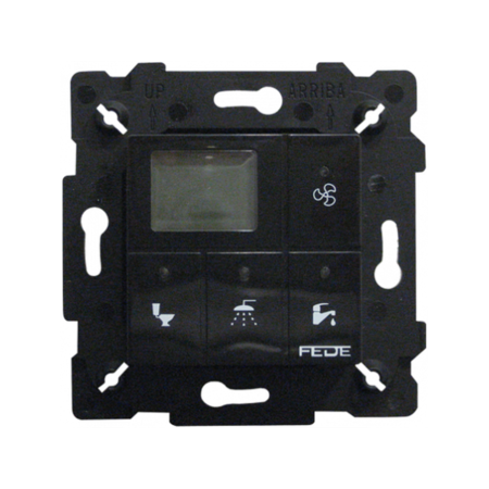 Выключатель с таймером FEDE Коллекции FEDE, электронный, черный, FD28603-M
