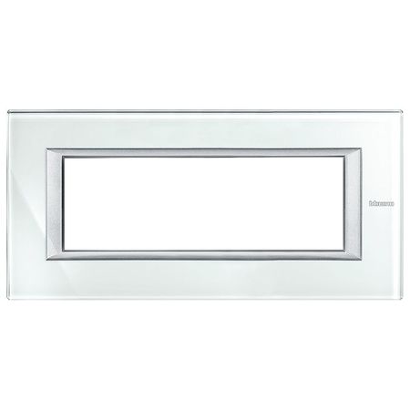 Рамка 6 модулей BTicino AXOLUTE, whice, HA4806VSW