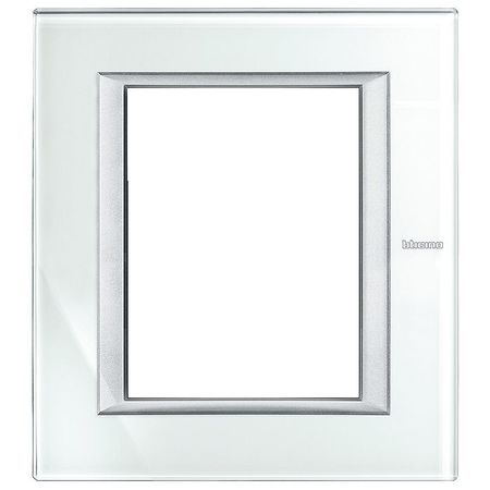 Рамка 3+3 модуля BTicino AXOLUTE, whice, HA4826VSW