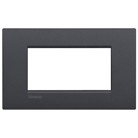 Рамка 4 модуля BTicino LIVING LIGHT, антрацит, LNC4804AR