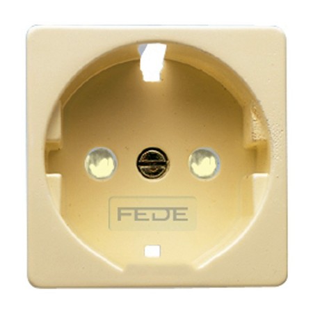 Накладка на розетку FEDE коллекции FEDE, бежевый, FD17722-A