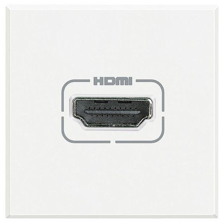 Розетка HDMI BTicino AXOLUTE, белый, HD4284