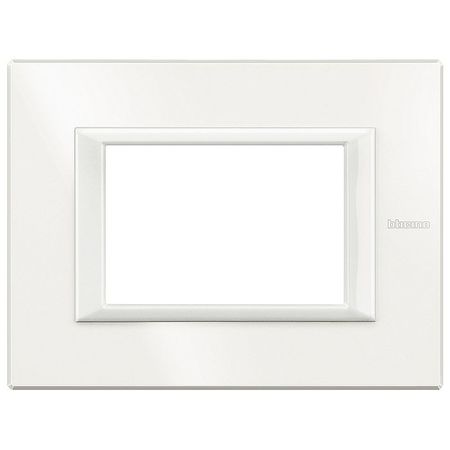 Рамка 3 модуля BTicino AXOLUTE, белый, HA4803HD