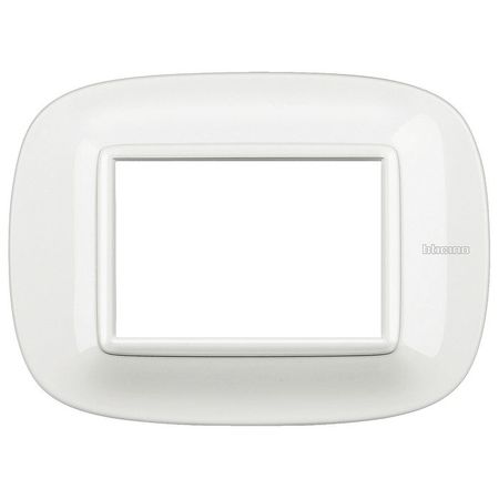 Рамка 3 модуля BTicino AXOLUTE, белый, HB4803HD