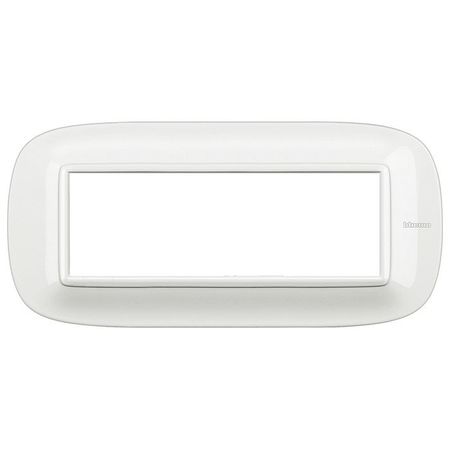Рамка 6 модулей BTicino AXOLUTE, белый, HB4806HD