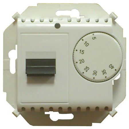 Термостат для теплого пола Simon SIMON 15, с датчиком, белый, 1591775-030
